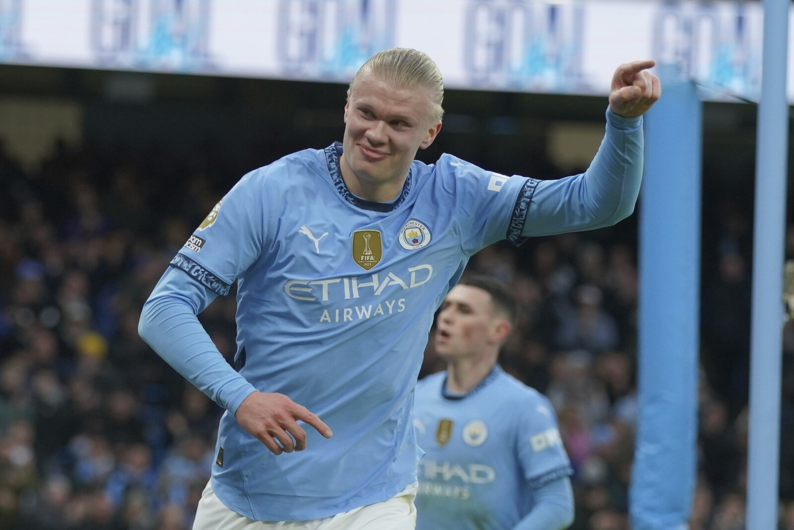 City took their second straight win – two goals from Haaland
