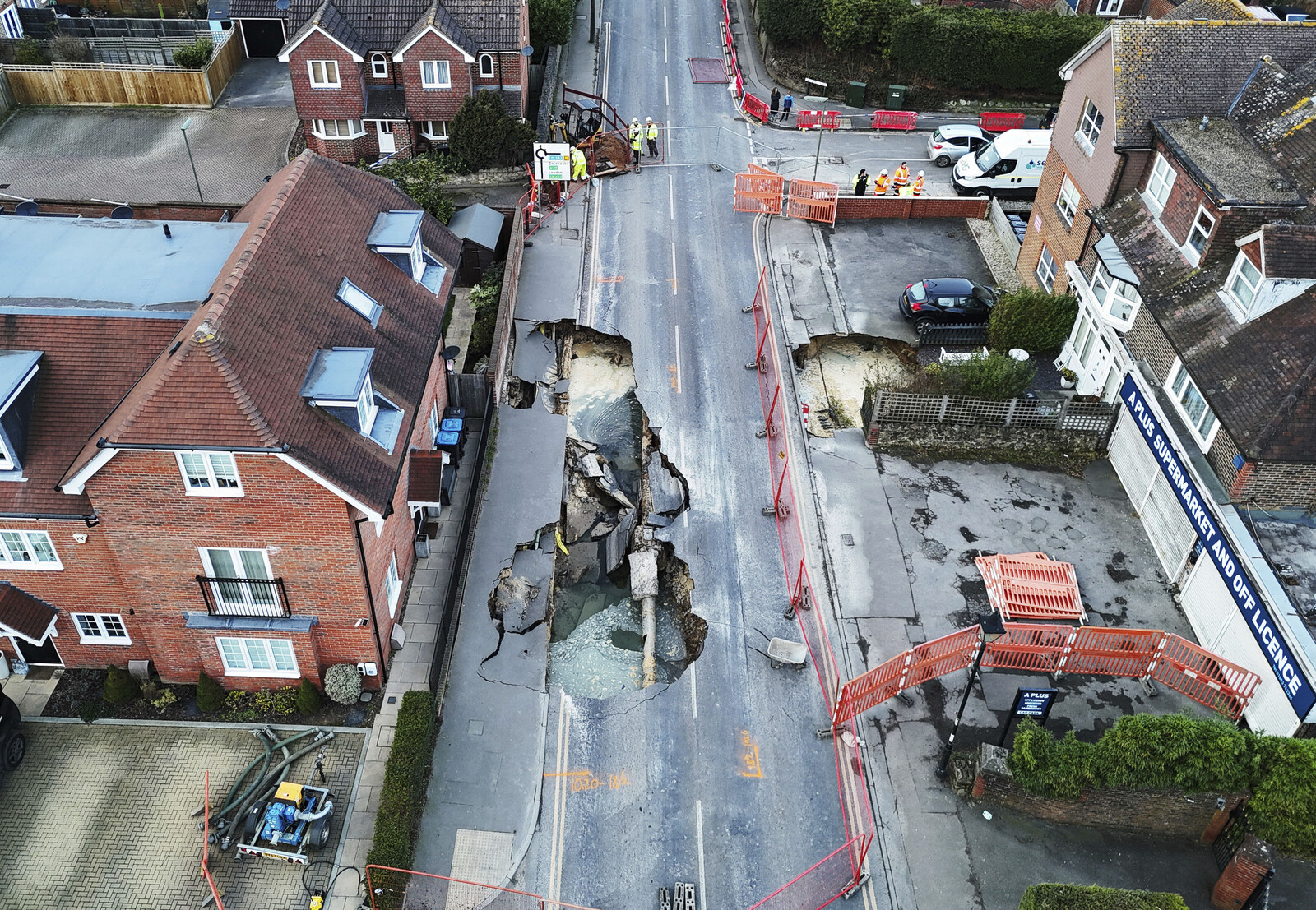 British Sinkhole as Large as