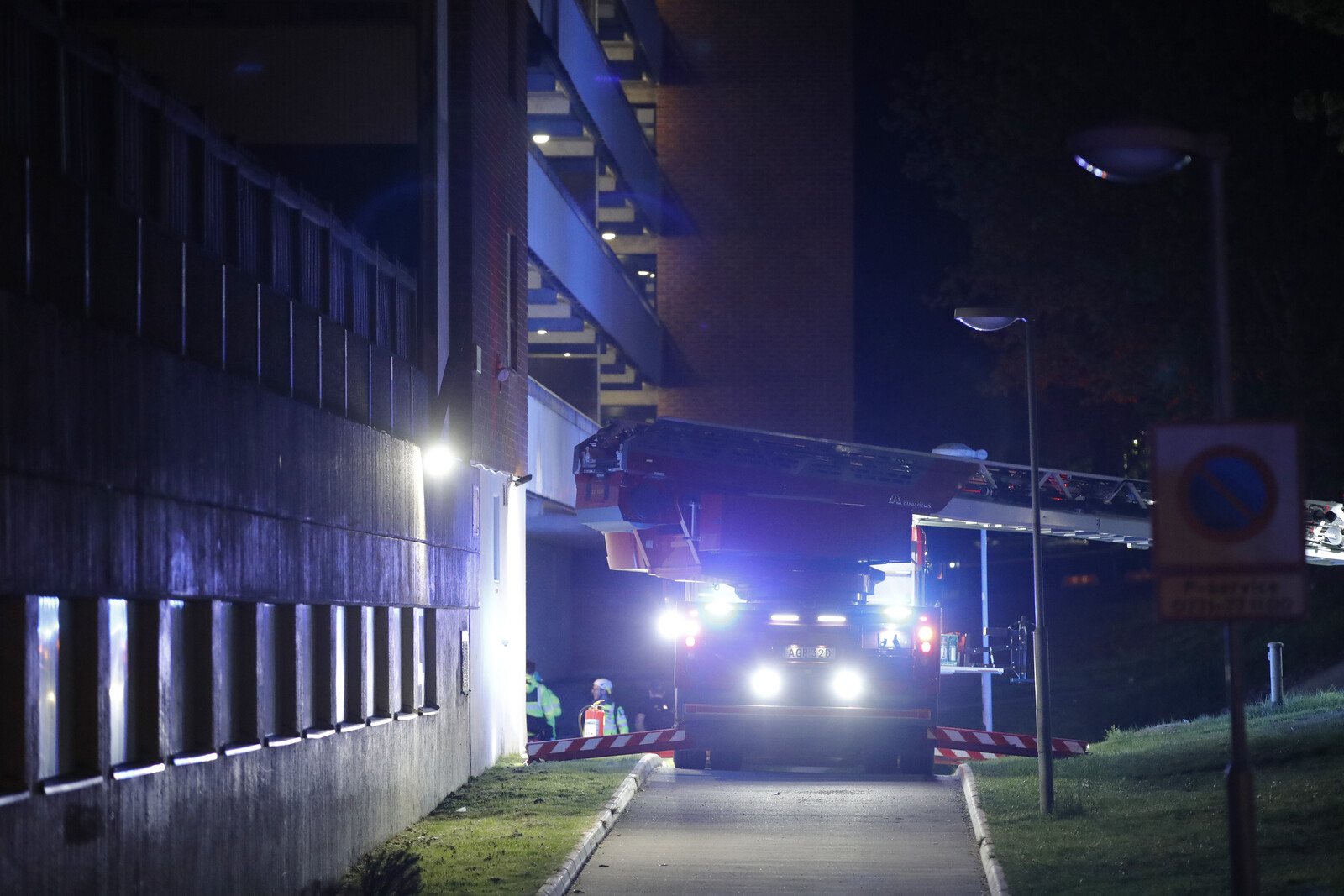 Apartment Fire in Vårby Sends