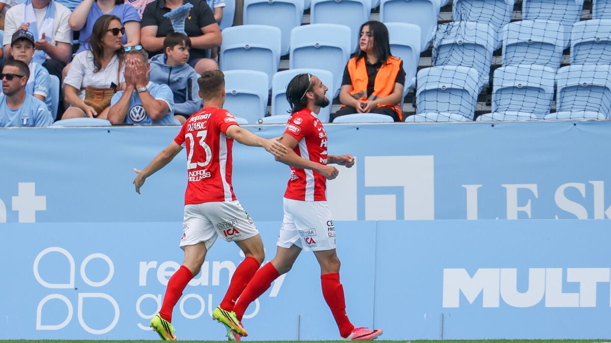Degerfors stun Malmö FF with Vukojevic half-way wonder goal in 2-1 win