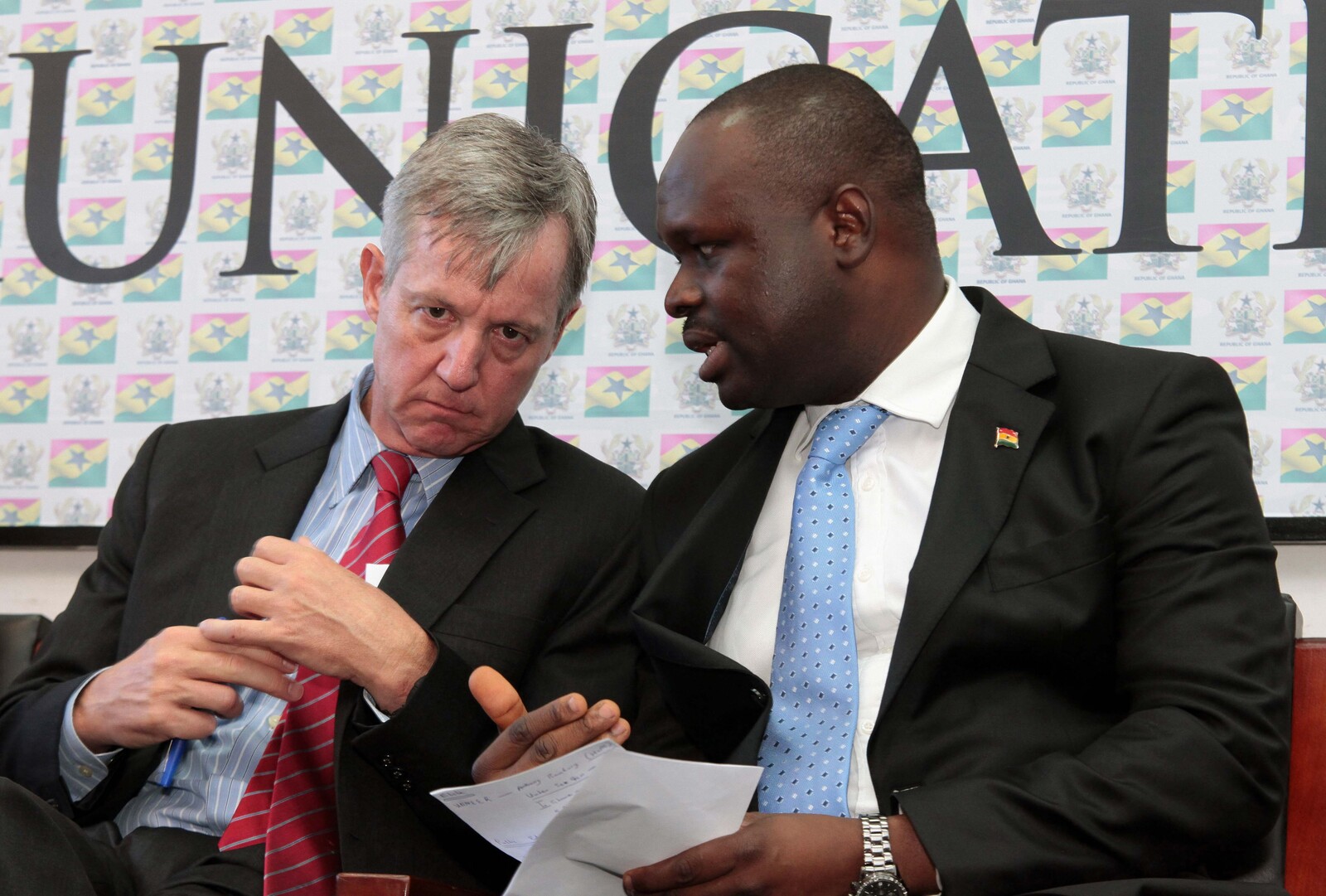 Ghana's Defence and Environment Ministers