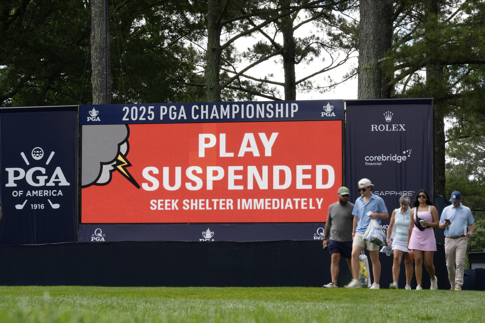 Weather Delays PGA Championship Start