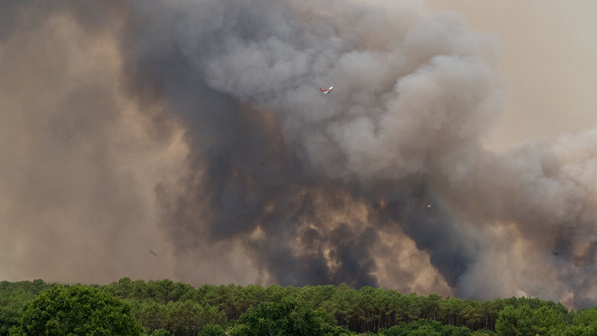 Fire thunder clouds reach France