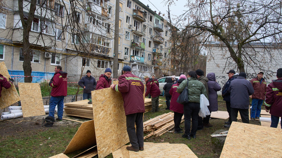 Ukrainians spend Christmas Eve with
