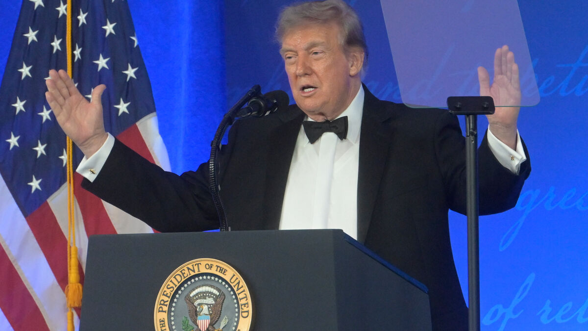 Trump attends Correspondents’ Dinner after