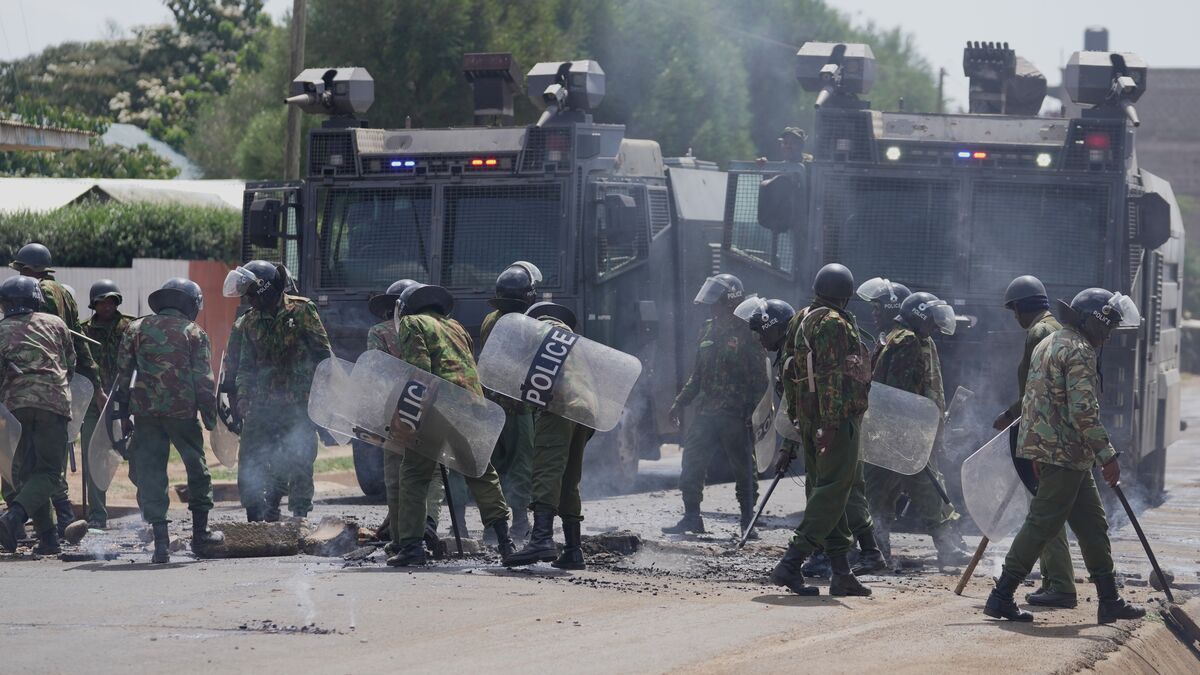 Man shot dead at protest