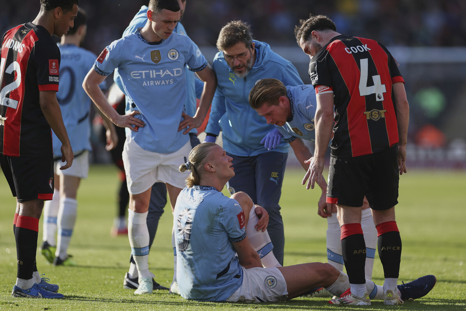 Haaland Sidelined Indefinitely with Foot Injury, City Hopes for Season Return