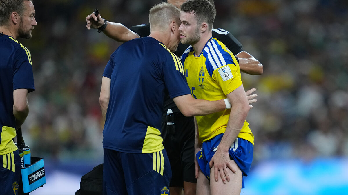 Gudmundsson's reassuring message after Sweden's World Cup opener: No harm done