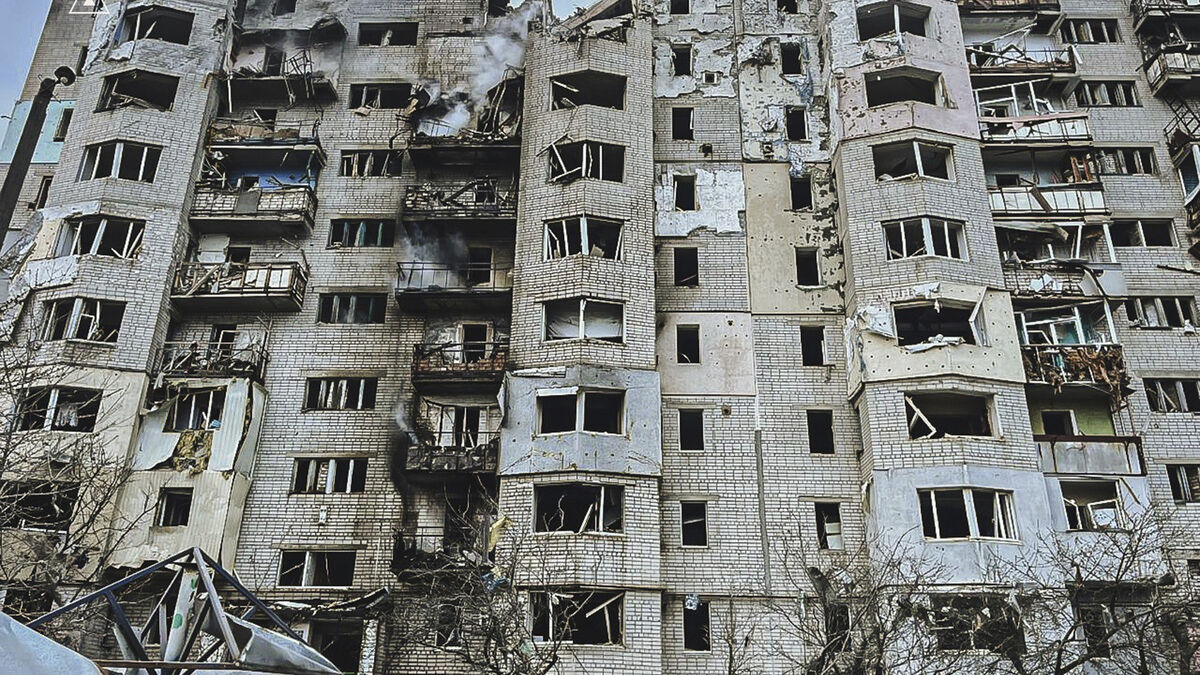 Russia: Ukrainian town on the