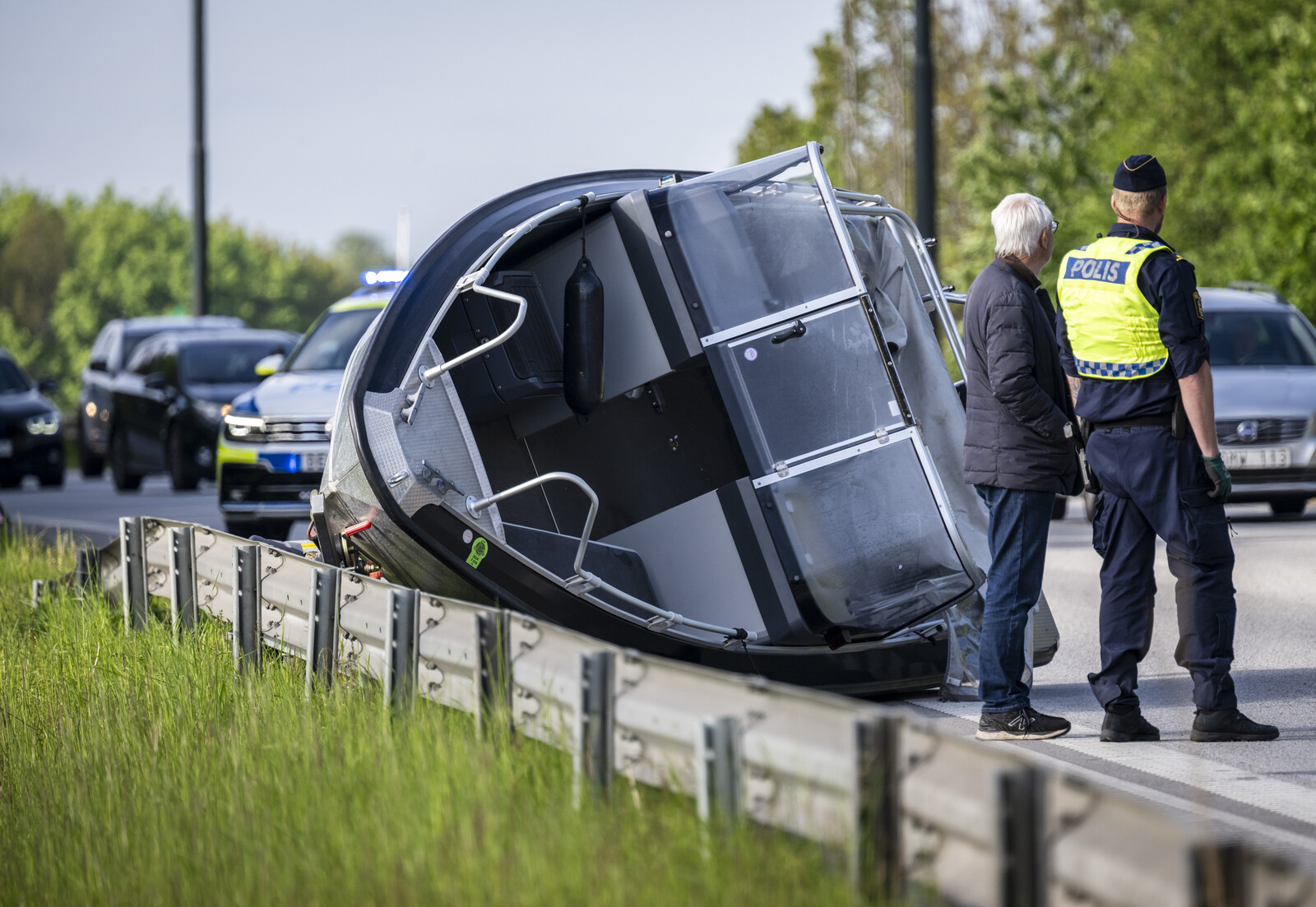 Boat Accident on Inre Ringvägen