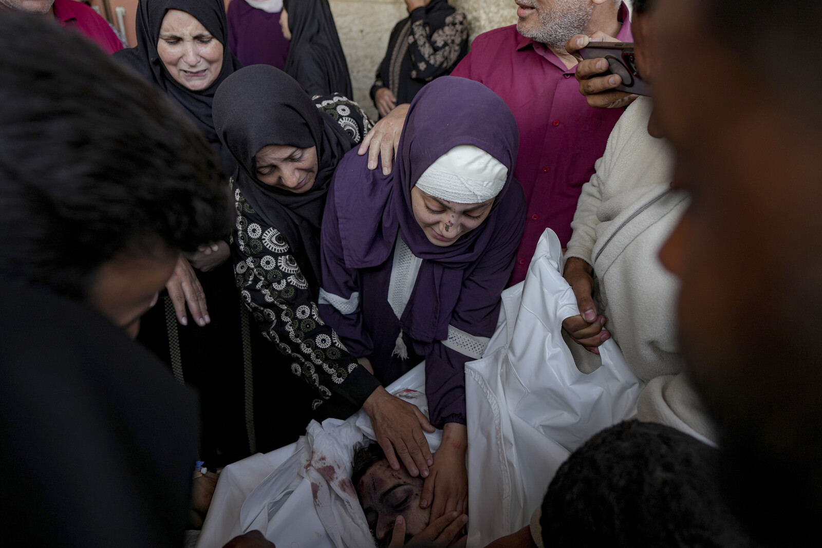 Night Bombings in Gaza –