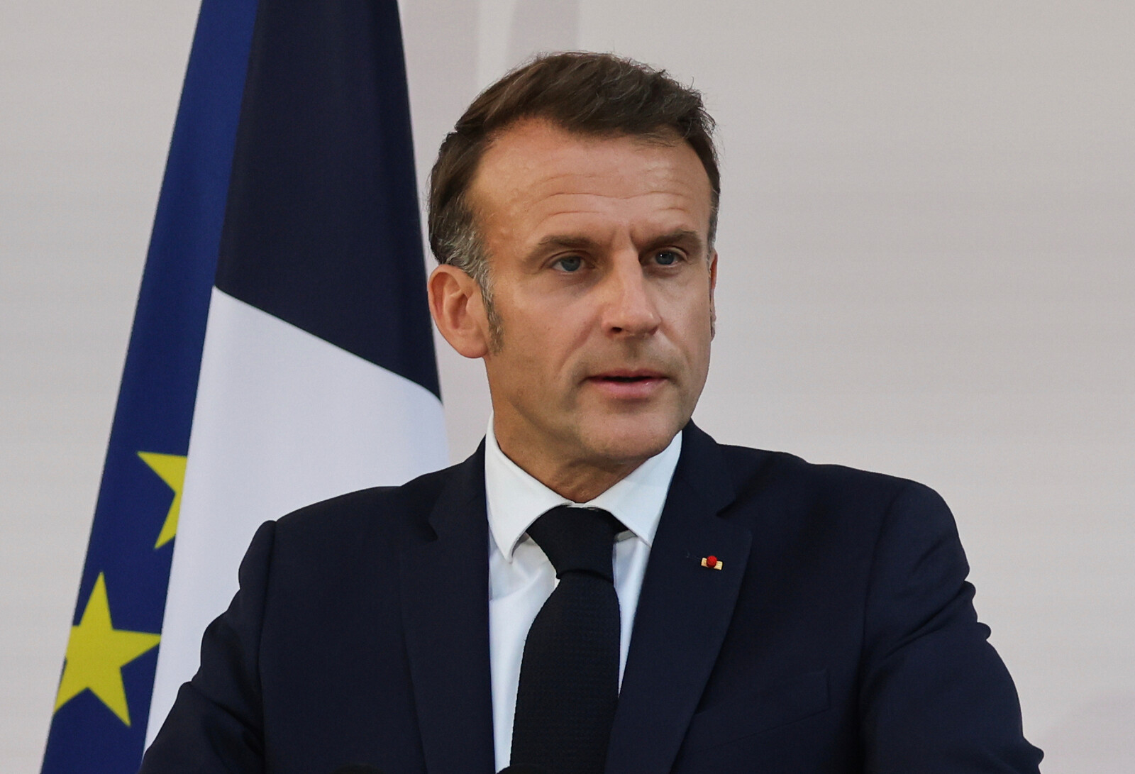 Macron Announces French and Spanish