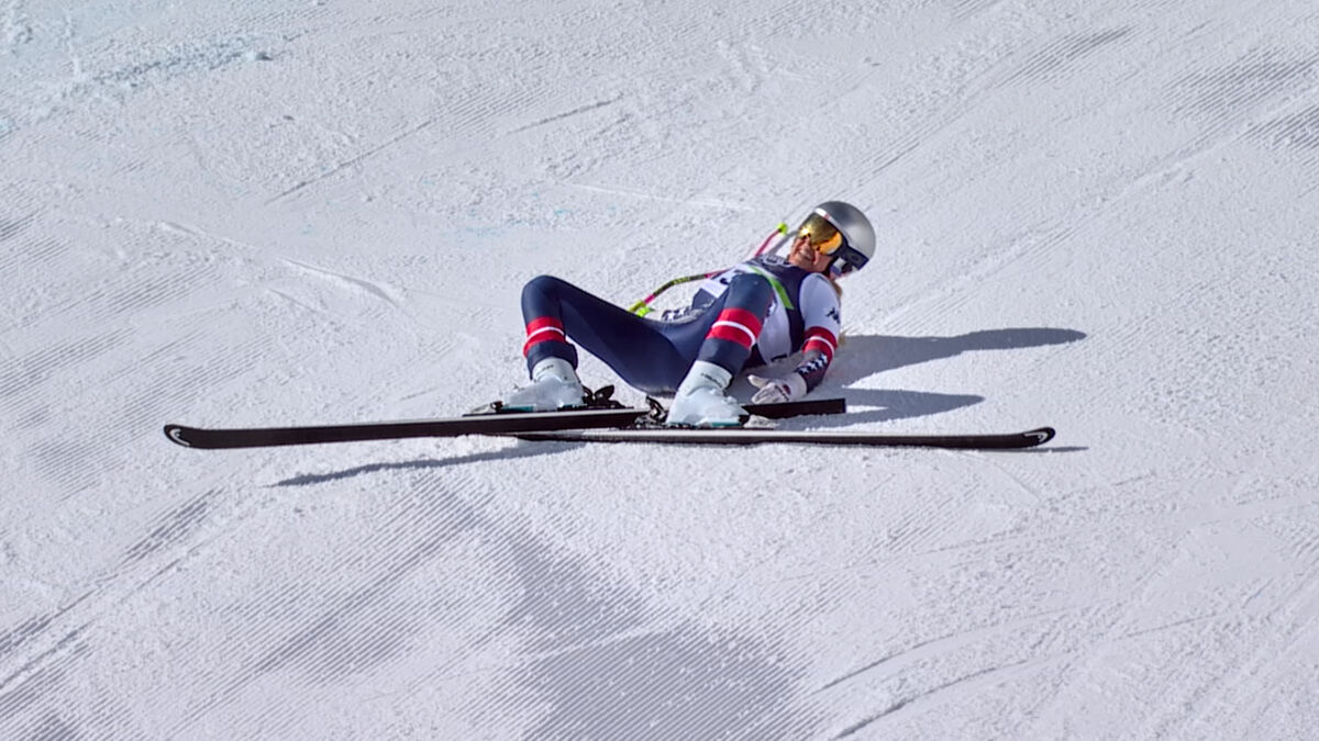 Lindsey Vonn's first words after