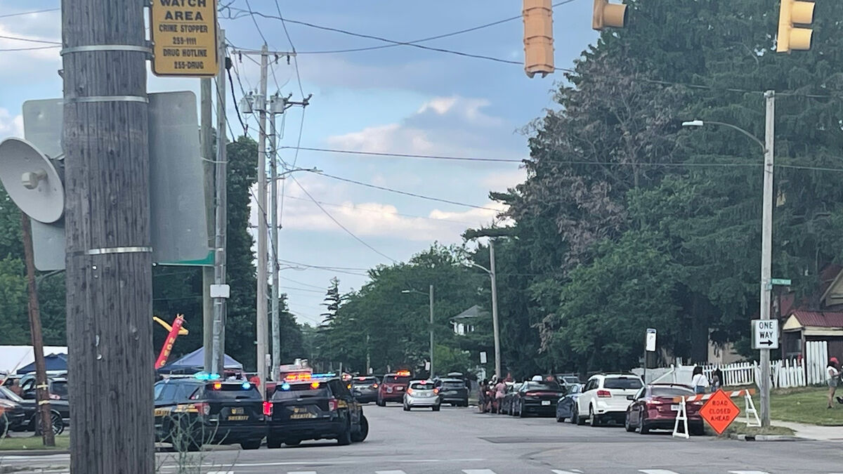 At least 12 shot near