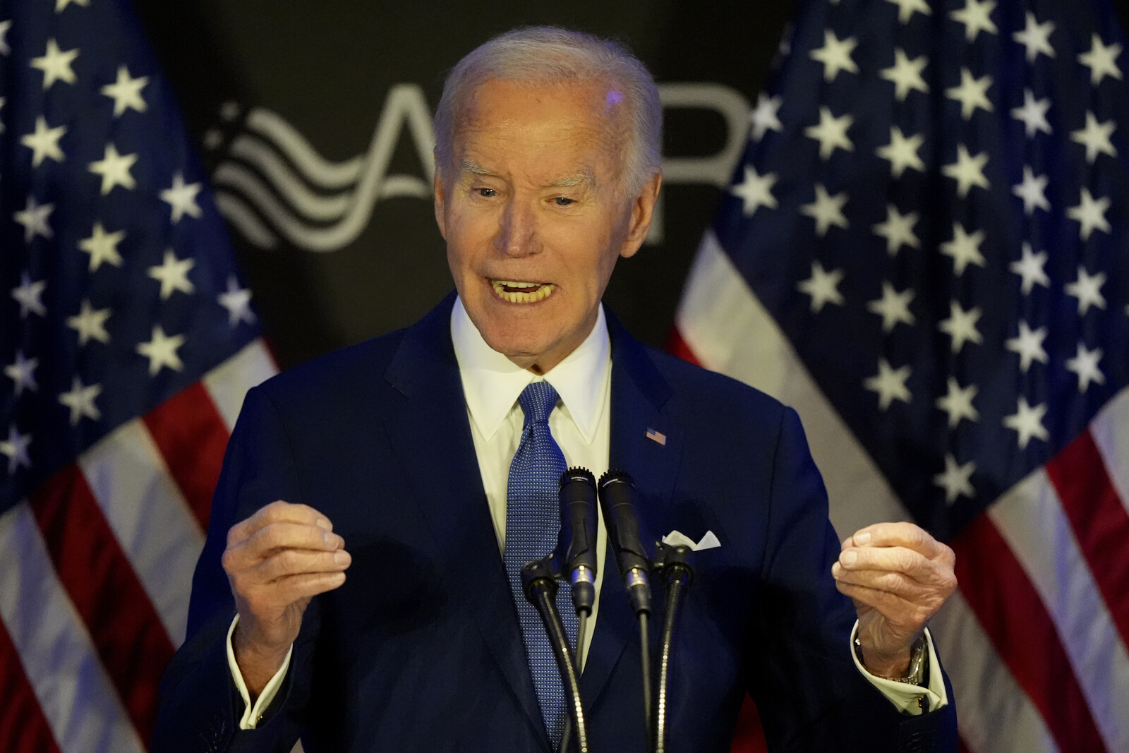 Biden Criticizes Trump for Public
