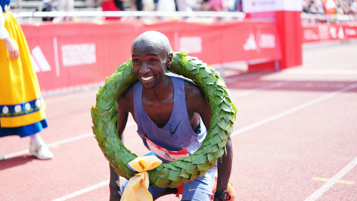 Edwin Kiptoo wins Stockholm Marathon in debut, very happy