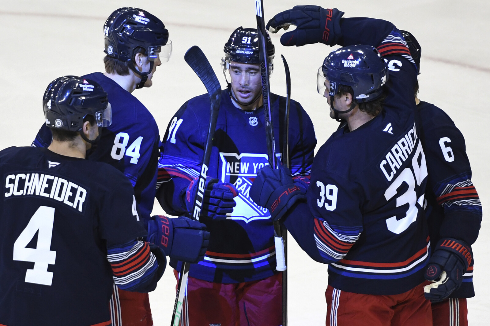 Edstrom netted as Rangers won the New York derby