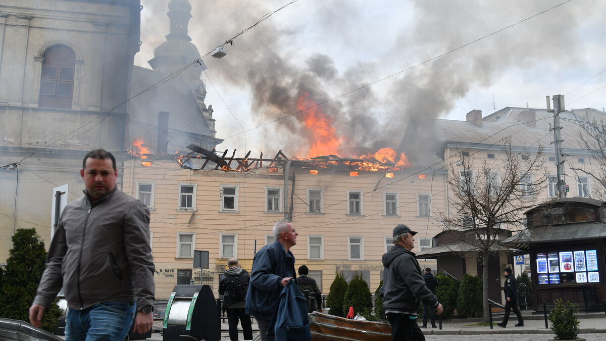 Zelenskyy says Russian attacks on Lviv are depraved