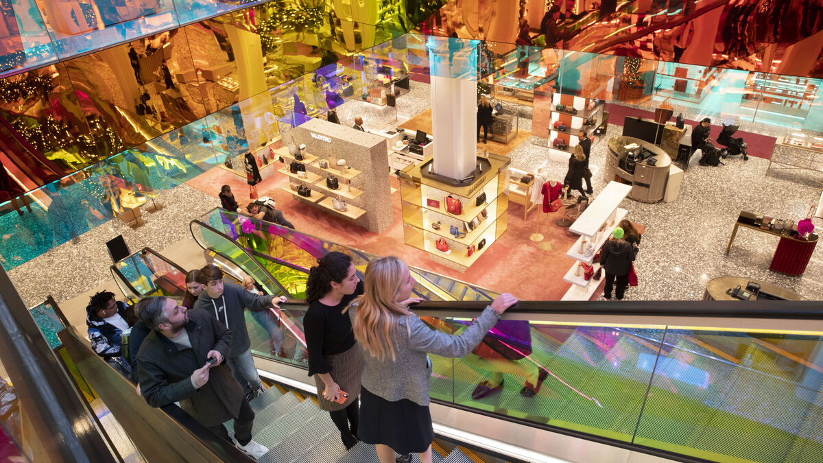 Long-established luxury department store Saks