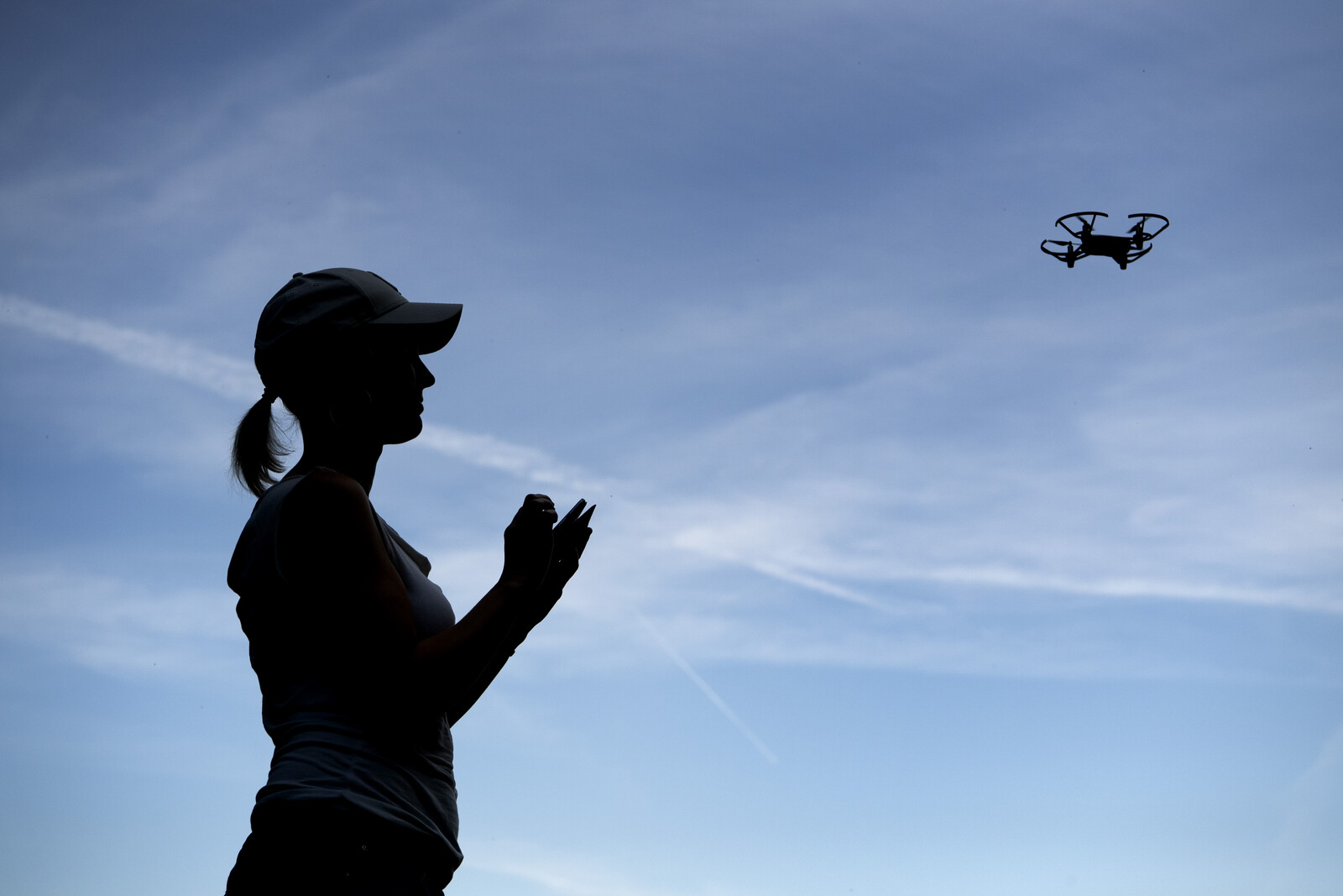 Drone flying without a license