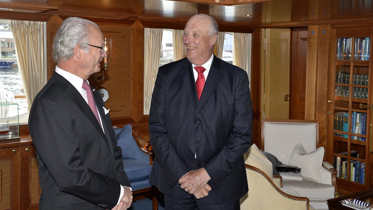 Sweden’s King Carl Gustaf says Harald was a good friend to him and Sweden