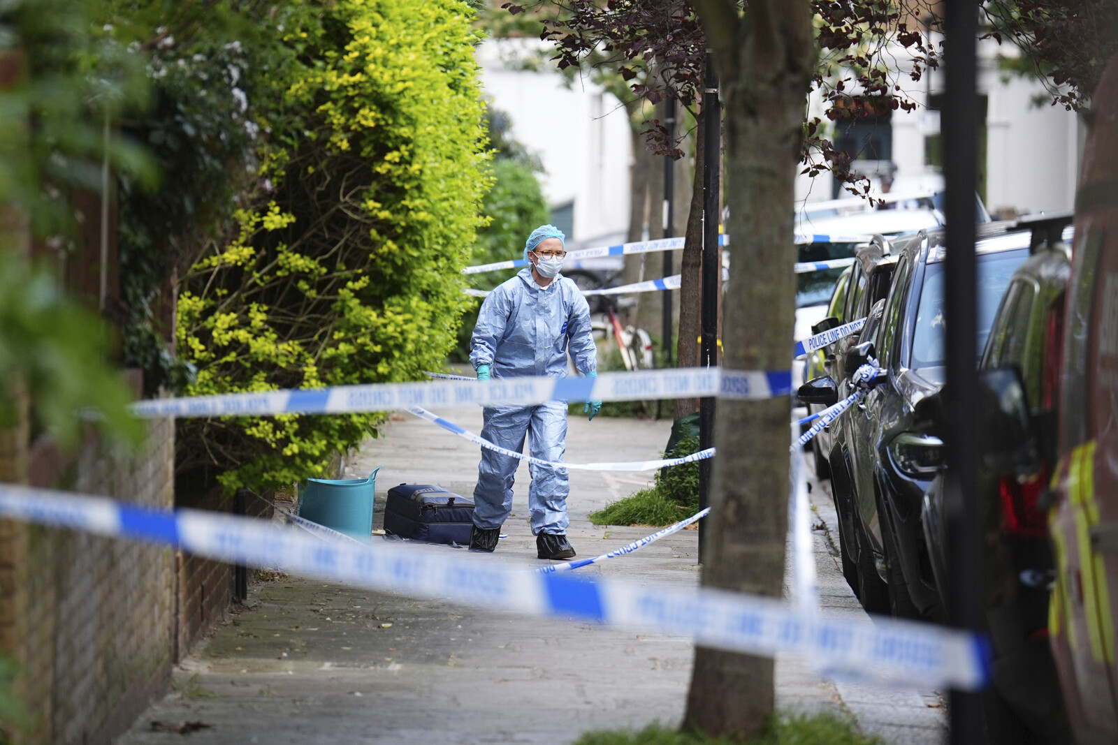 Man arrested after fire at