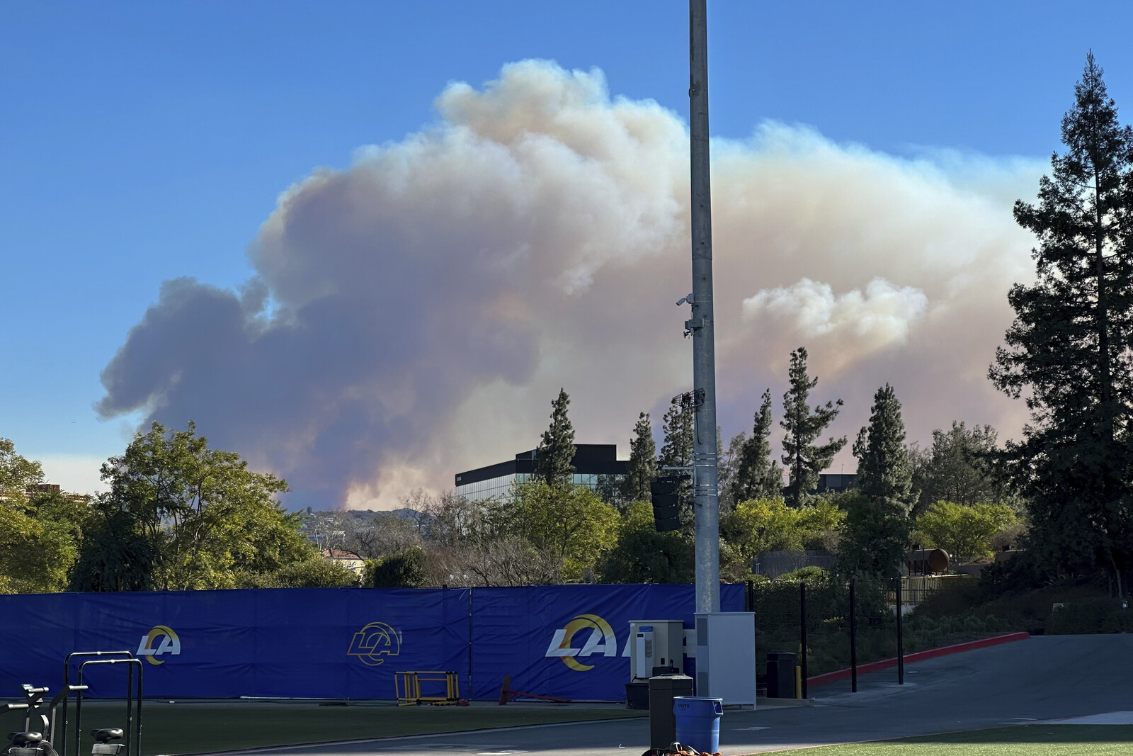 NFL match moved from burning Los Angeles