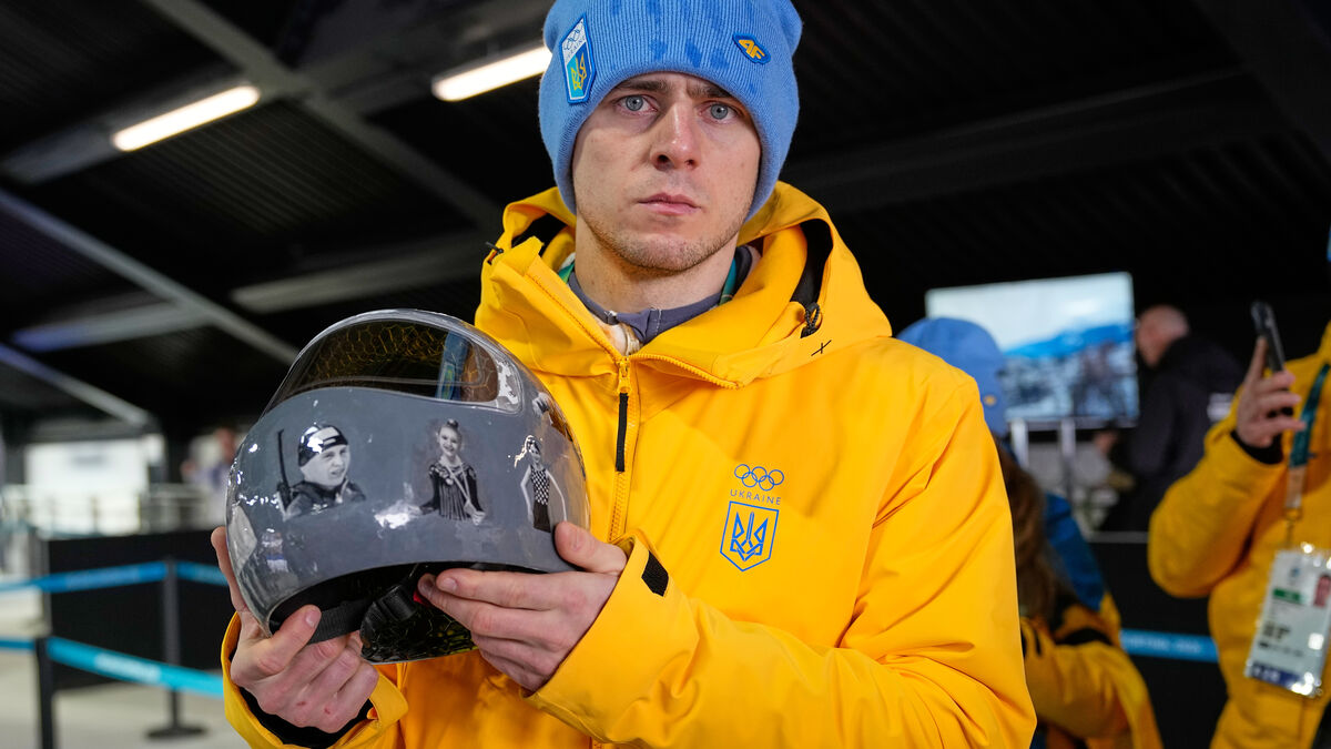 Vladyslav Heraskevych back in Ukraine after disqualification - criticizes the IOC