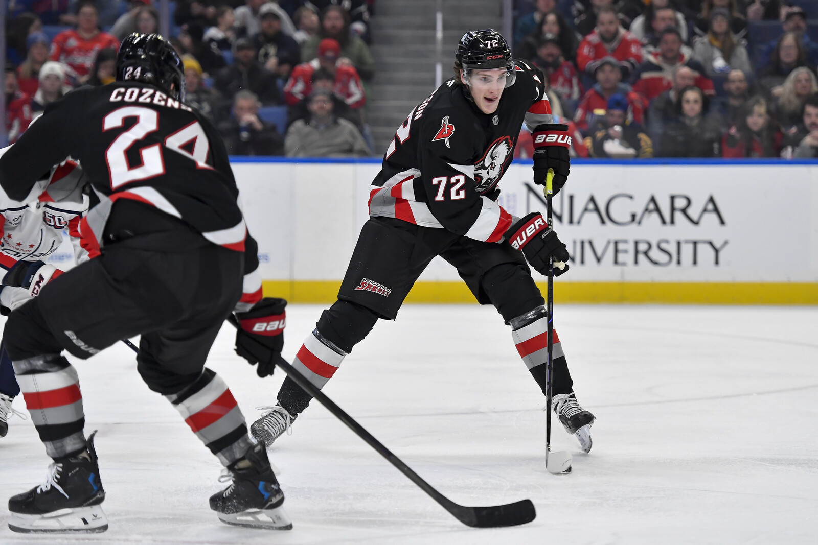 Thompson's slapshot – the hardest on target