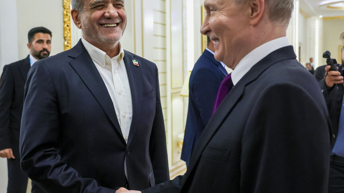 Putin and Iranian President Pezeshkian