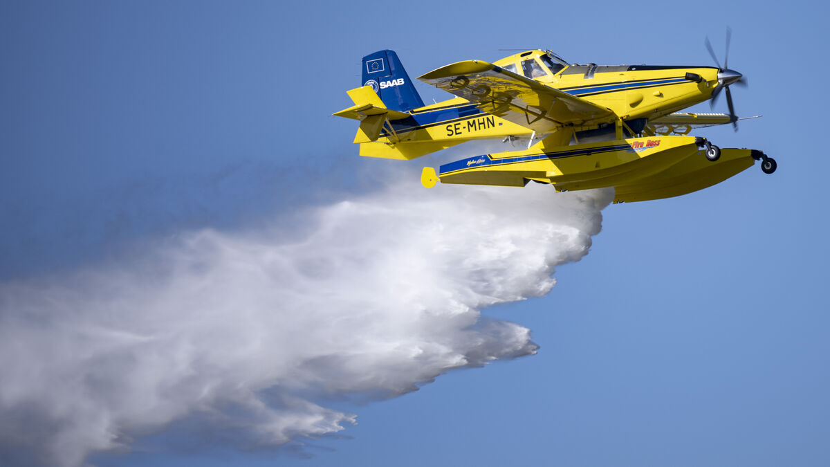 Sweden sends water-bombing aircraft to help fight Belgium wildfire
