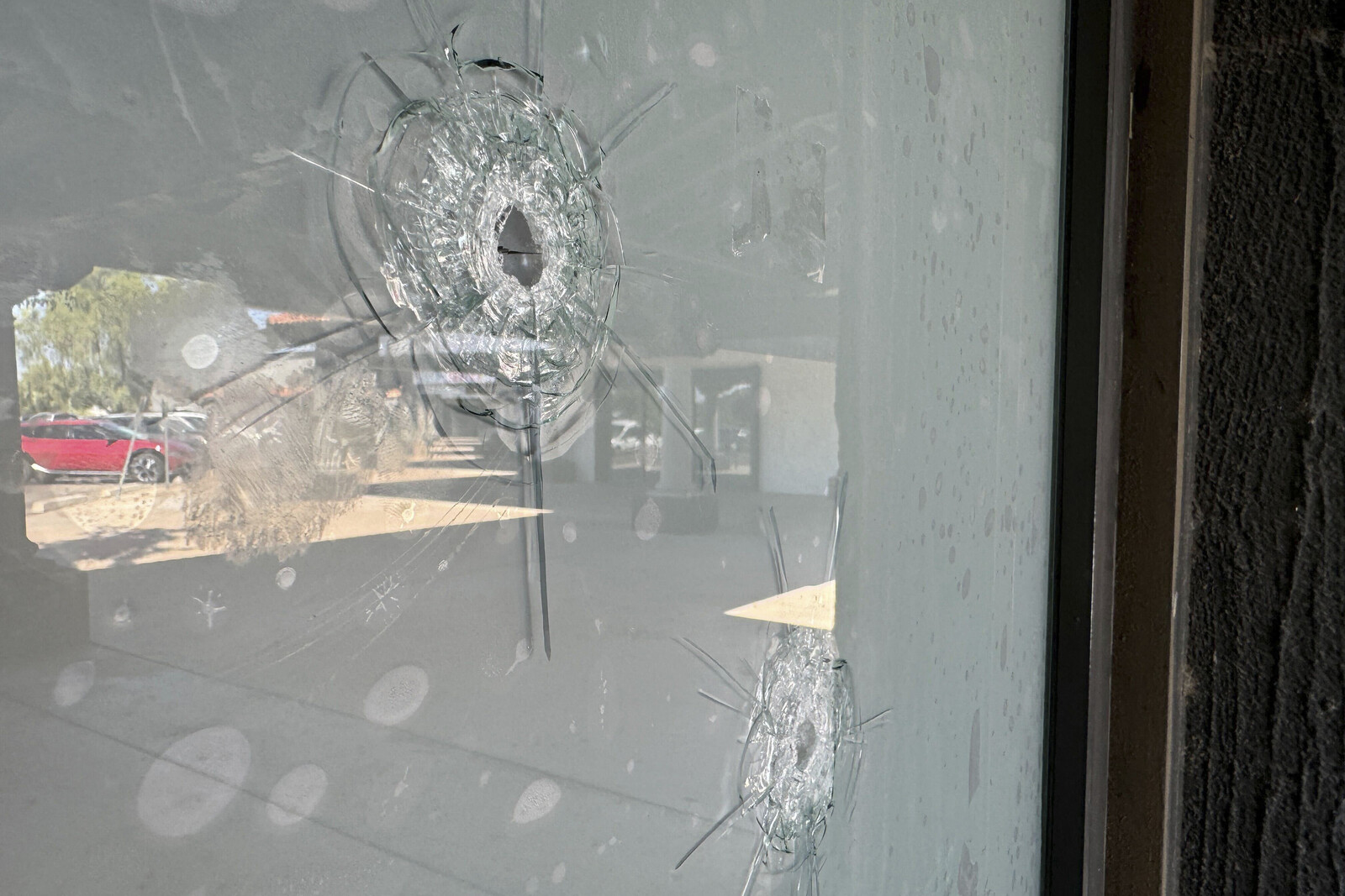 Shot at the Democrats' Office