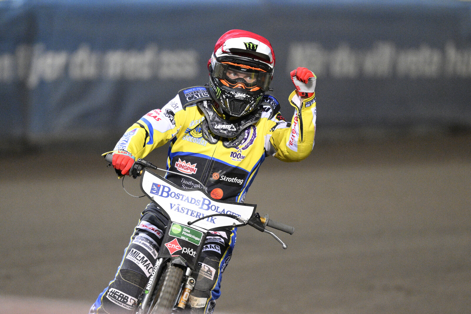 Fredrik Lindgren took World Championship bronze in speedway