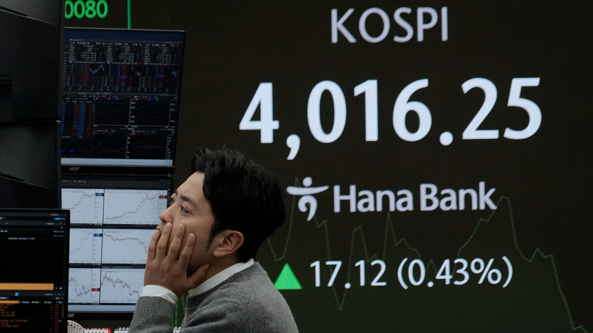 Asian stock markets cautiously upward