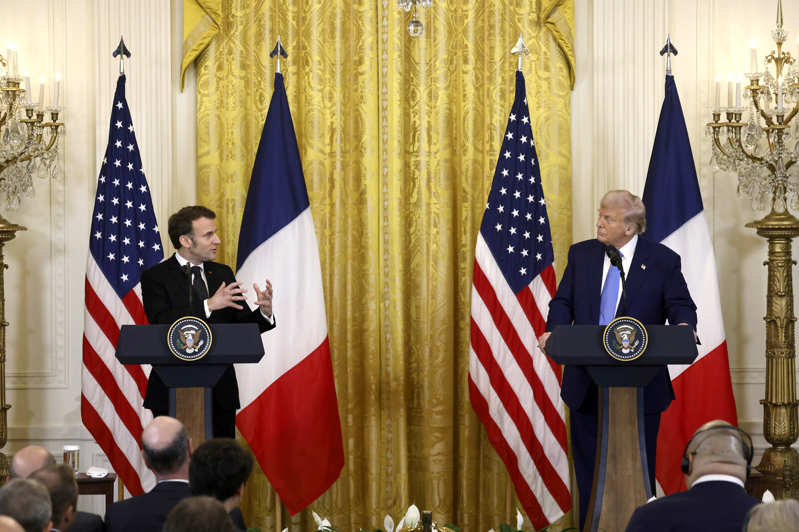 Macron: Peace must not mean Ukraine is abandoned