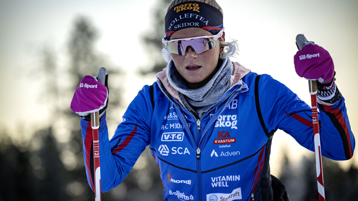 Frida Karlsson on the Olympic