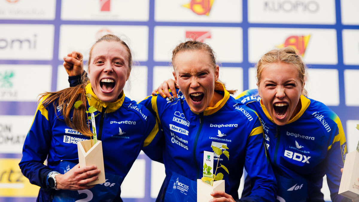 Sweden win European relay gold