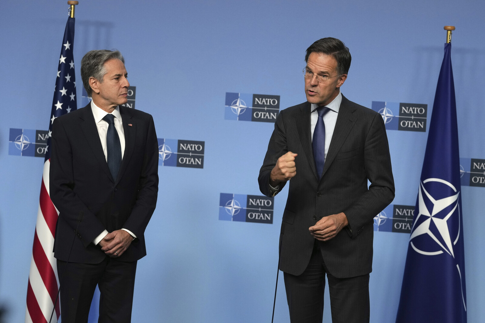 Blinken in Brussels: To respond