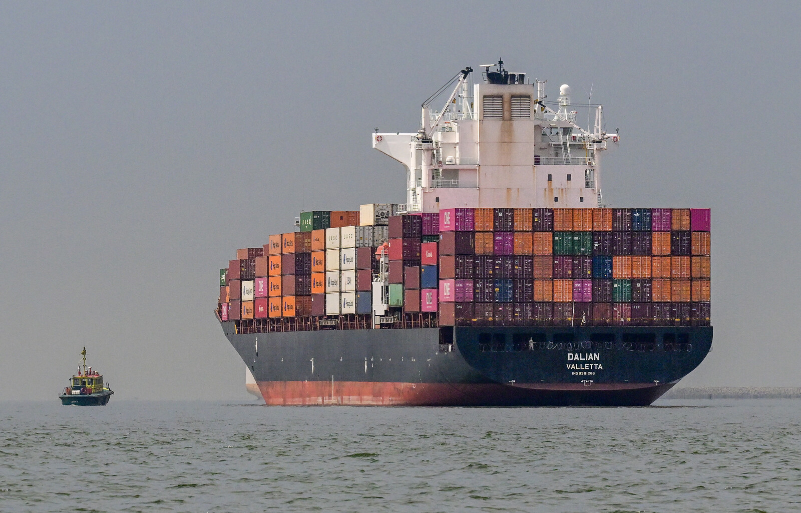 Container Ship with Hazardous Cargo