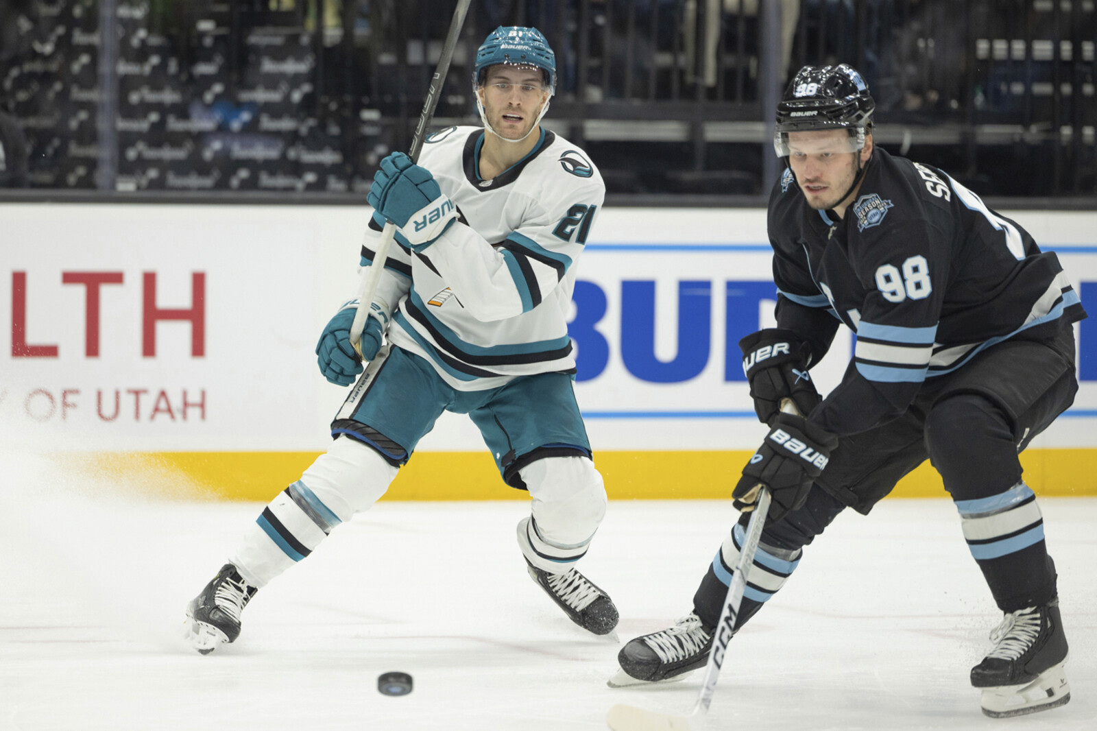 Swedish overtime goal when San Jose won their first