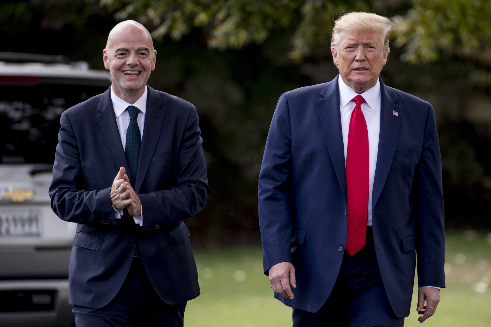 Defending ties to Trump: "Completely