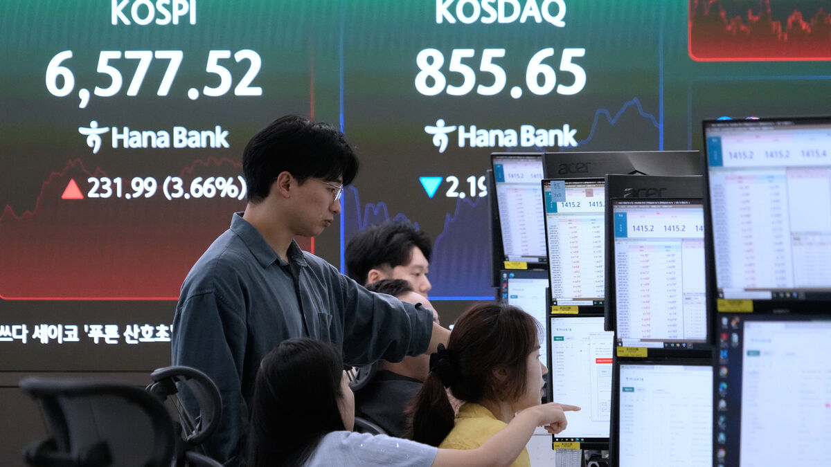 Asian stock markets mostly higher, South Korea’s Kospi jumps 4.1 percent