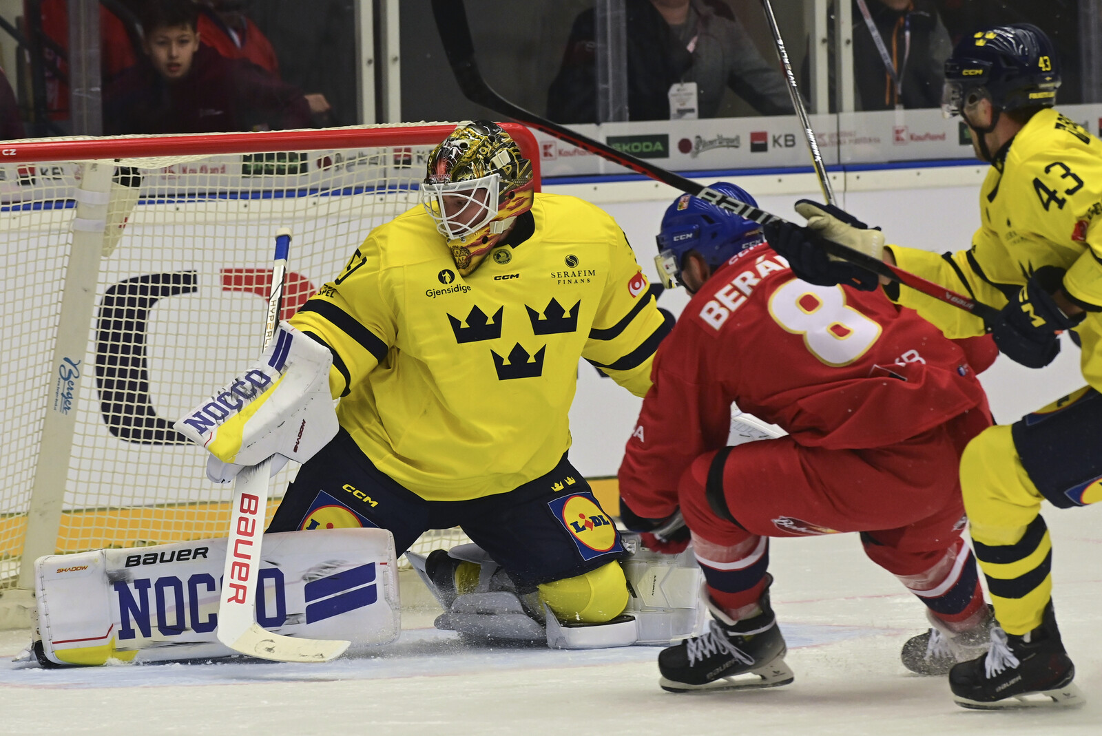 After weak start: Three Crowns fell against Czech Republic