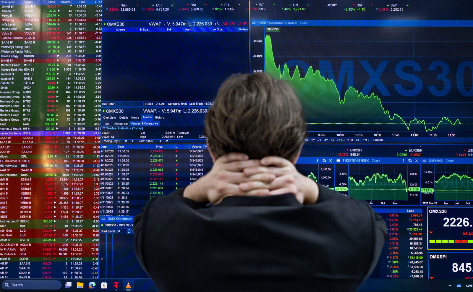 Stockholm Stock Exchange Drops After Trump's EU Tariff Threat