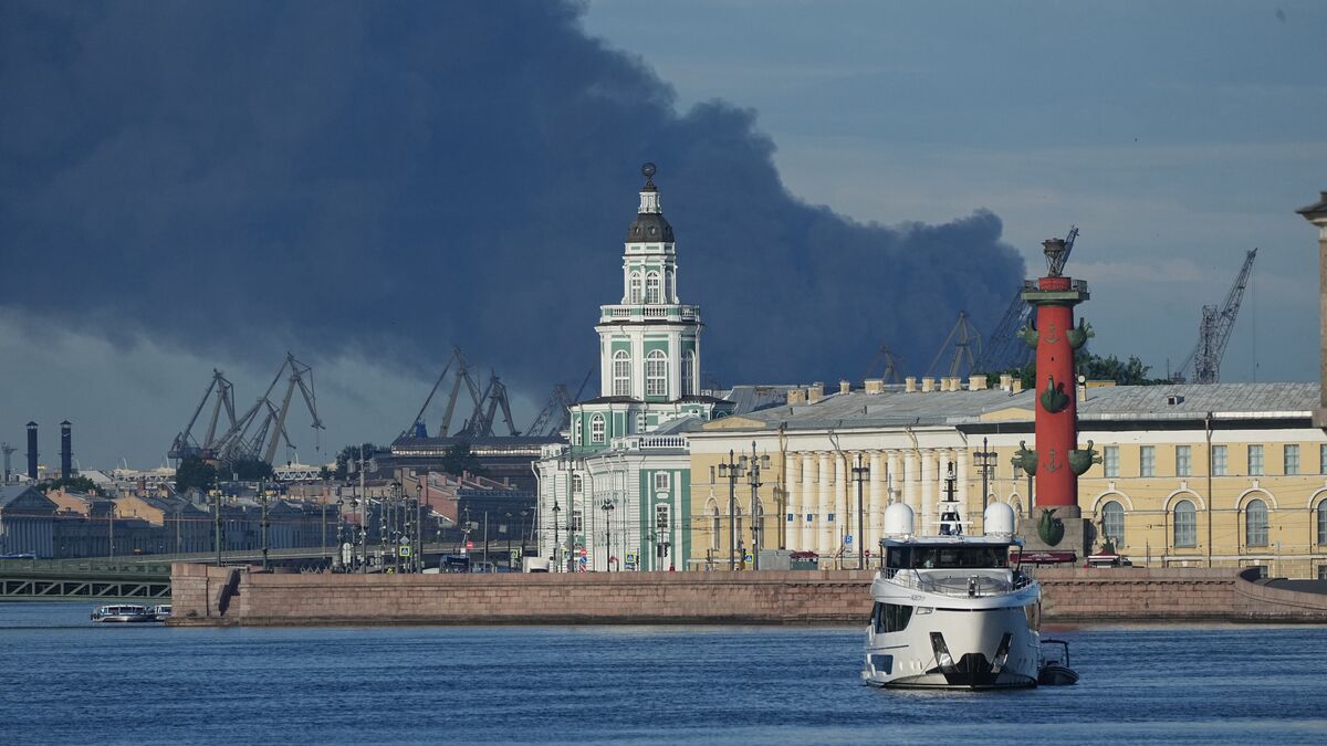 Drones at Putin's Davos - attack on oil terminal