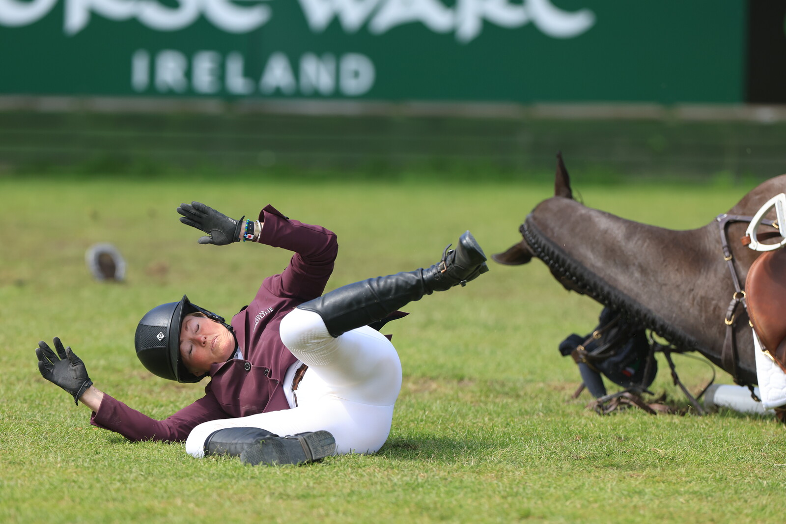 Rider Emma Emanuelsson Breaks Arm Celebrating SM Gold Victory