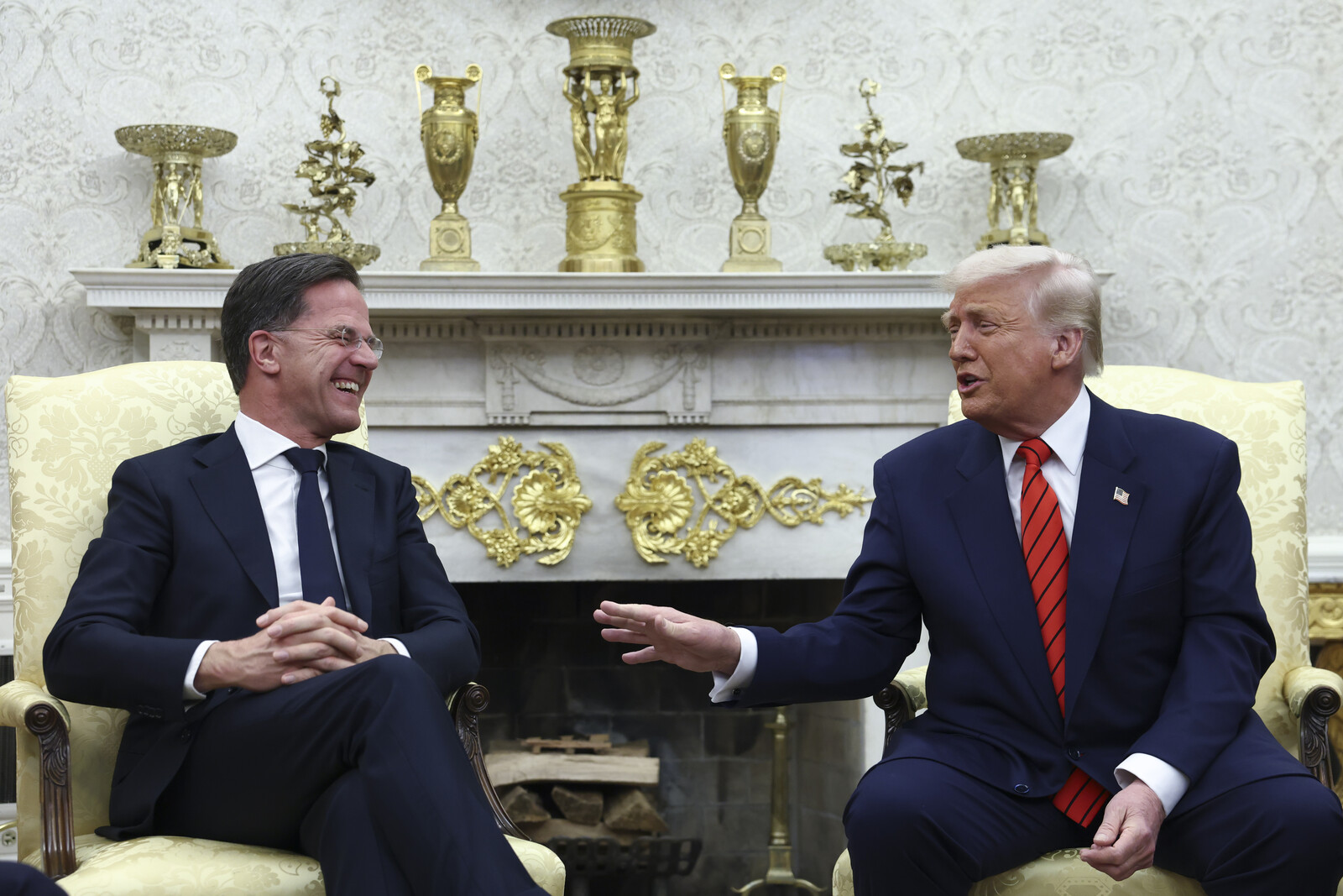 Trump talks about everything except
