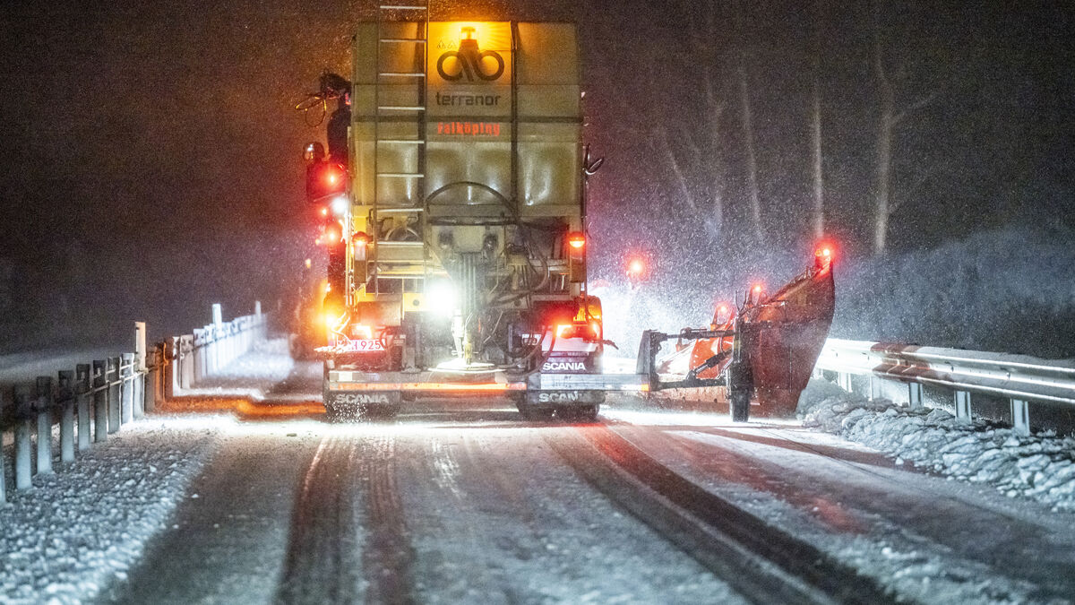 Snow warning in Skåne - up to 30 centimeters