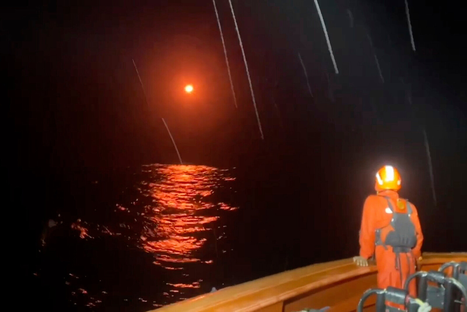 Survivors Rescued After Boat Capsizes