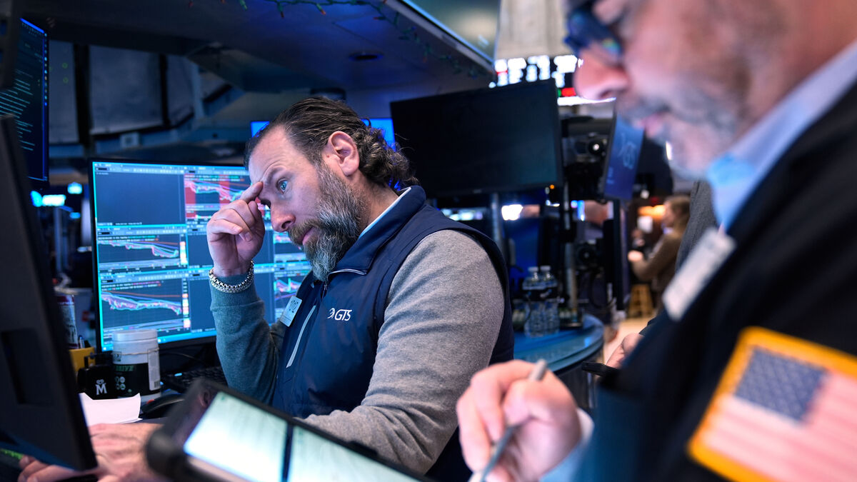 Wall Street fell heavily amid